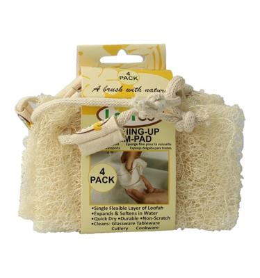 Schoonmaakspons loofah dun bio