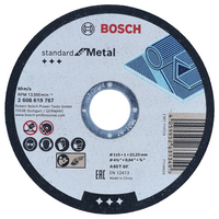 Bosch Accessoires Doorslijpschijf Standard Metal 115X1X22.23 - 2608619767 - thumbnail