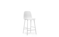 Normann Copenhagen Form Barkruk High 65 cm - Staal - Wit