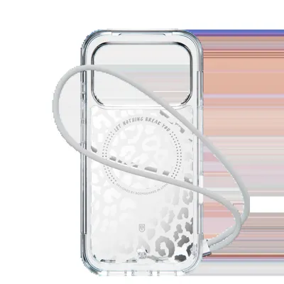 BodyGuardz Accent hoesje iPhone 17 Pro - Chrome Leopard