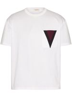 Valentino Garavani t-shirt à détail V - Blanc