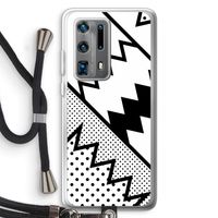 Pop Art #5: Huawei P40 Pro Plus Transparant Hoesje met koord
