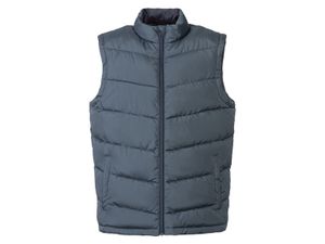 Gewatteerde herenbodywarmer, winddicht (S (44/46), Blauw)