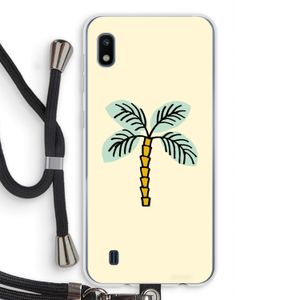 Palmboom: Samsung Galaxy A10 Transparant Hoesje met koord