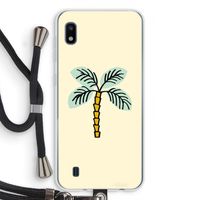 Palmboom: Samsung Galaxy A10 Transparant Hoesje met koord