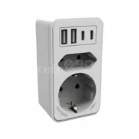 Calex Verdeelstekker met USB