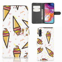 Samsung Galaxy A70 Book Cover Icecream