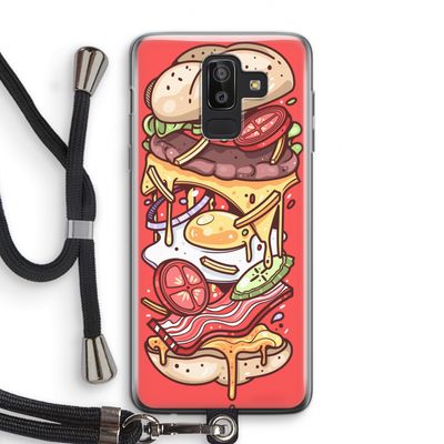 Diet Coke Please: Samsung Galaxy J8 (2018) Transparant Hoesje met koord