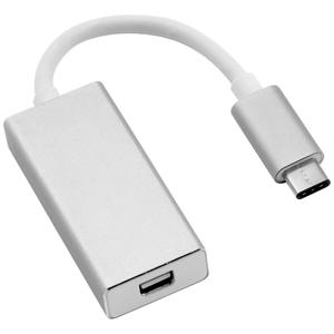 ROLINE 12.03.3225 video kabel adapter 0,1 m USB Type-C Mini DisplayPort Zilver, Wit