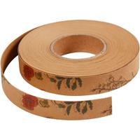 Creativ Company Vlechtstroken, b: 15 mm, dikte 0,55 mm, lichtbruin, 9.50 m/ 1 rol