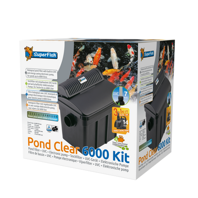 Superfish PondClear 6000 vijverfilterpakket