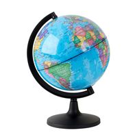 Spaarpot voor kinderen - Globe/Wereldbol - Op standaard - Dia 14 cm
