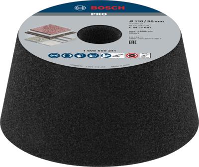 Bosch Accessoires Schuurkom, conisch - steen/beton 90 mm, 110 mm, 55 mm, 60 1st - 1608600241