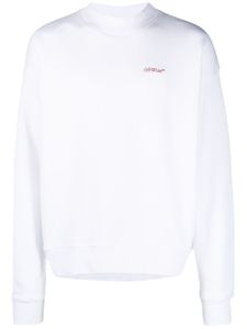 Off-White sweat Arrows en coton biologique - Blanc