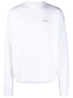 Off-White sweat Arrows en coton biologique - Blanc