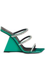 Giuseppe Zanotti sandales Clarence 105 mm - Vert