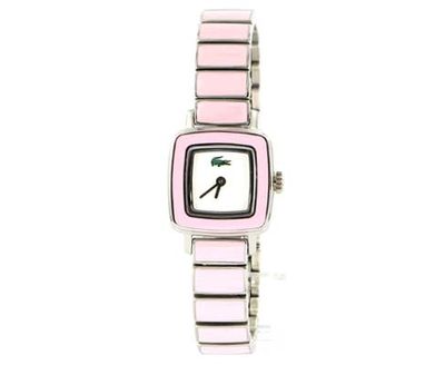 Horlogeband Lacoste 2000371 / LC-07-3-19-0070 Staal Roze 11mm