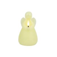 LED kaars engel L creme 8,5x8,5x14,5cm