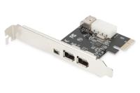 Digitus DS-30201-5 3 + 1 poorten FireWire 400-controllerkaart FireWire 400 PCIe