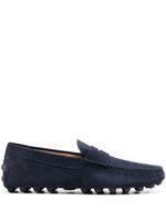 Tod's mocassins Gommino en daim - Bleu