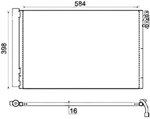 Condensor, airconditioning AC413001S