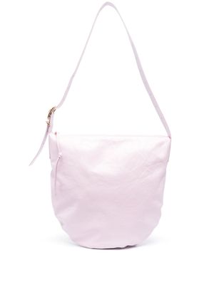 Jil Sander sac porté épaule médium à effet froissé - Rose
