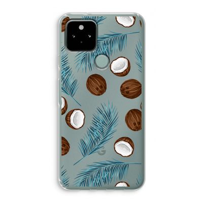 Kokosnoot roze: Google Pixel 5 Transparant Hoesje