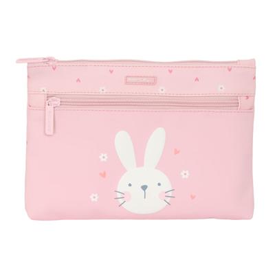 Schoolpennenzak Safta Bunny Roze 23 x 16 x 3 cm Konijn