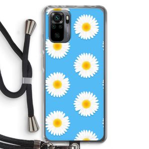 Margrietjes: Xiaomi Redmi Note 10 Pro Transparant Hoesje met koord