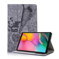 Kaart textuur horizontale Flip lederen case voor Galaxy tab A 10 1 (2019) T510/T515 met houder & kaartsleuven & portemonnee willekeurige textuur lev