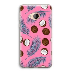 Kokosnoot roze: HTC U Play Transparant Hoesje