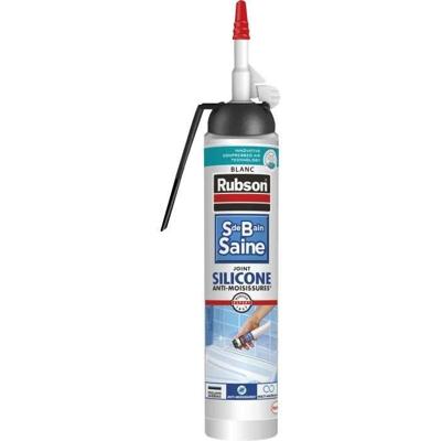Sanitairkit - RUBSON - 2683038 - Voeg - Easy - Gezonde Badkamer - Kit - Wit - 200ml