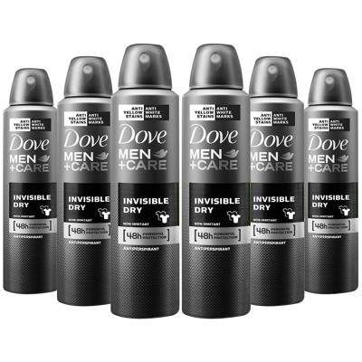 Dove Dove Men + Care Invisible Dry Deodorant Spray Voordeelverpakking - 6x150 ml