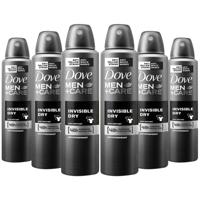 Dove Dove Men + Care Invisible Dry Deodorant Spray Voordeelverpakking - 6x150 ml