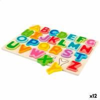 Houten Kinderpuzzel Woomax + 2 Jaar 27 Onderdelen (12 Stuks)