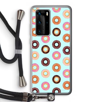 Donuts: Huawei P40 Pro Transparant Hoesje met koord