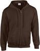 Gildan G18600 Heavy Blend™ Adult Full Zip Hooded Sweatshirt - Dark Chocolate - L