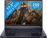 Acer Predator Triton 17 X PTX17-71-99C4 Laptop 43,9 cm (17.3") WQXGA Intel® Core™ i9 i9-13900HX 32 GB DDR5-SDRAM 2 TB SSD NVIDIA GeForce RTX 4090 Wi-Fi 6E (802.11ax) Windows 11 Home Zwart - thumbnail