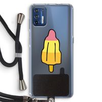 Raketijsje: Motorola Moto G9 Plus Transparant Hoesje met koord
