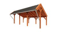 Tijdelijk 15% korting | Trendhout Kapschuur De Heerd 740x425 cm- Kapschuurdak- Onbehandeld lariks Douglas hout- Trendhout Tijdelijk 15% korting | Trendhout Kapschuur De Heerd 740x425 cm- Kapschuurdak- Onbehandeld lariks Douglas hout- Trendhout