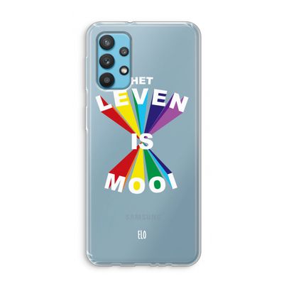 Het Leven Is Mooi: Samsung Galaxy A32 4G Transparant Hoesje