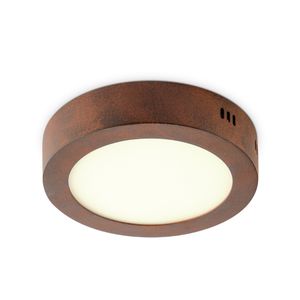 Light depot - LED plafondlamp ska 17 rond - roest - Outlet