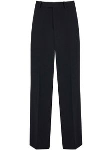 Ferragamo pantalon de costume à plis marqués - Noir