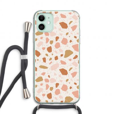Terrazzo N°18: iPhone 11 Transparant Hoesje met koord