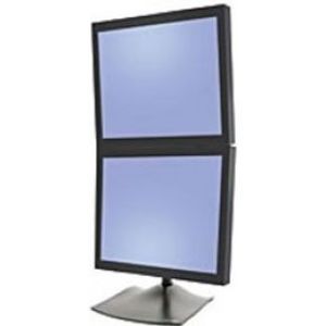 Ergotron DS Series DS100 Dual Monitor Desk Stand, Vertical