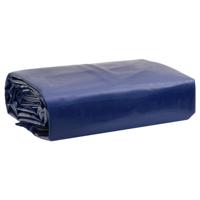 vidaXL Dekzeil 650 g/m² 5x7 m blauw