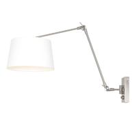 Steinhauer Schemerlamp Gramineus witte met kap 9723ST