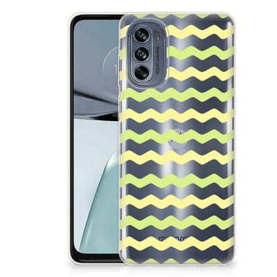 Motorola Moto G62 5G | TPU bumper | Waves Yellow
