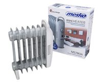 Mesko Home MS7804 Binnen Wit 700 W Olie elektrisch verwarmingstoestel - thumbnail