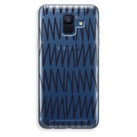Marrakech Zigzag: Samsung Galaxy A6 (2018) Transparant Hoesje